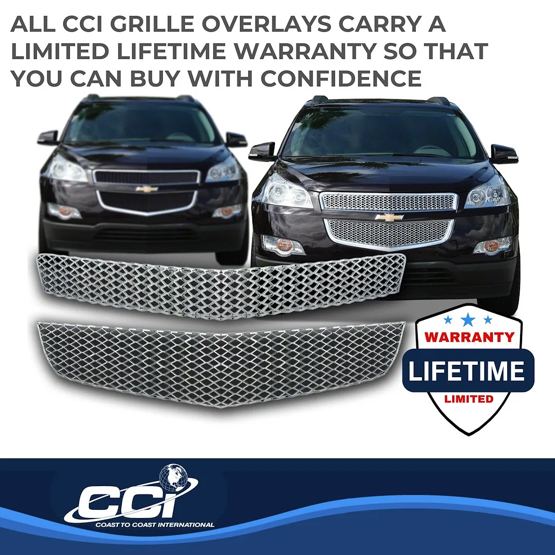 IWCGI75 – COAST2COAST Grille Insert, Overlay Mesh Style 2 Piece Chrome Plated ABS Plastic - view 3